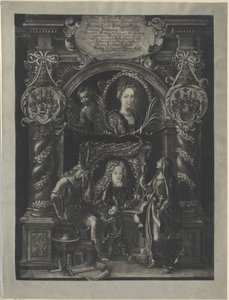 Susanna Dorothea von Eybiswald (tryck) av Artist Unknown