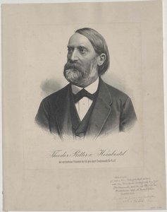 Theodor Ritter Hornbostel (tryck) av Artist Unknown