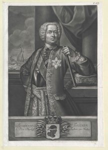 Theodor Baron Neuhof av Artist Unknown
