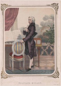 Wolfgang Amadeus Mozart av Artist Unknown