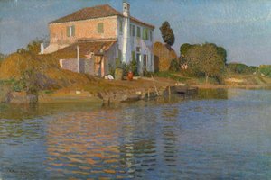 Ön framför Torcello (olja på duk)