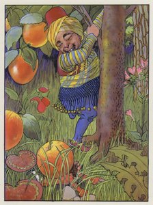 Illustration för Gullivers resor av Jonathan Swift av Artus Scheiner
