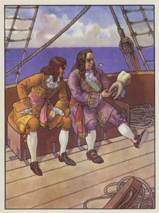 Illustration för Gullivers Travels av Jonathan Swift av Artus Scheiner