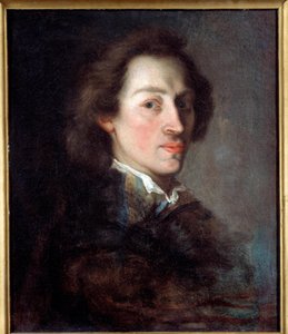 Porträtt av Frederic Chopin (1810-1849), fransk kompositör av polskt ursprung omkring 1846. Målning tillskriven Ary Scheffer (1795-1858). Versailles, slott i Versailles och Trianon. av Ary (after) Scheffer