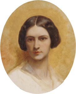 Porträtt av Cornélia Marjolin-Scheffer, ca. 1850. av Ary Scheffer