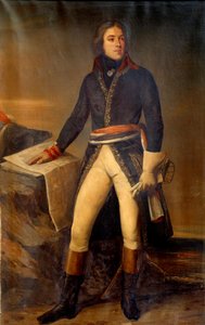 Porträtt av general Lazare Louis Hoche (1768-1797) Målning av Ary Scheffer (1795-1858) 1835 Paris, Musee de l