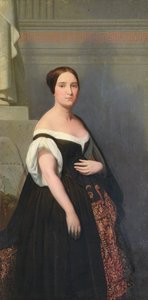 Prinsessan Mathilde (1820-1904) (olja på duk) av Ary Scheffer