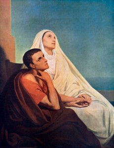 St Augustine med sin mor St Monica, 1855 1926.