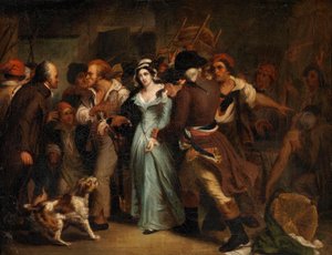 Gripandet av Charlotte Corday av Ary Scheffer