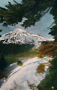 Mount Tacoma från Eagle Peak, Washington, c1916