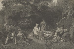Gipseying Party, ca. 1830. av Asher Brown Durand