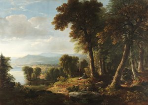 Landskap, 1850 av Asher Brown Durand