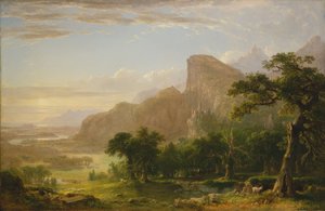 Landskapsscen från "Thanatopsis"