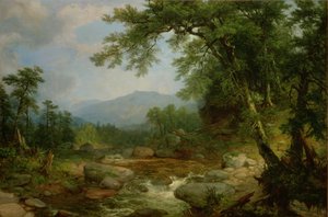 Monument Mountain, Berkshires, 1855-60 av Asher Brown Durand