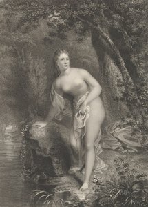 Musidora, 1825. av Asher Brown Durand