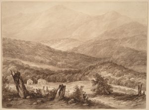 Vita bergen (?) av Asher Brown Durand