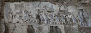 Dareios I den store. Behistun-inskriften, 600-talet f.Kr av Assyrian