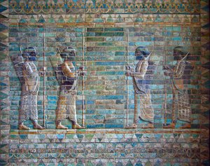Archers-frisen från Darius I-palatset i Susa, ca. 510-c. 500 f.Kr