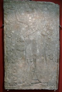 Relief från palatset Ashurnasirpal II i Kalhu, Nimrud, 900-talet f.Kr. av Assyrian Art.