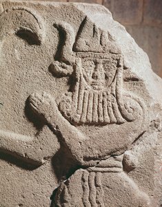 Relief föreställande en hetitisk idol, 1000-800-talet f.Kr