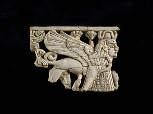 Sfinxfragment från Fort Shalmaneser, Nimrud, Assyriska, 800-talet f.Kr.