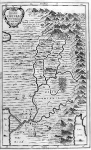 Karta över Edens trädgård, 1675