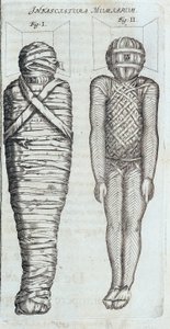 Mumier - i "" Sphynx mystagoga"" av Athanase Kircher av Athanasius Kircher