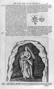 Jungfru och barn, 1678 av Athanasius Kircher