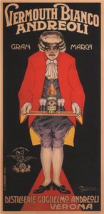 Andreoli White Vermouth, 1919 av Attilio Bresciani