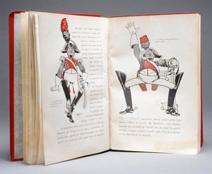 Poliser i full uniform från Pinocchios äventyr av Carlo Collodi, Italien
