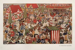 Leksakernas land, illustration från Pinocchio