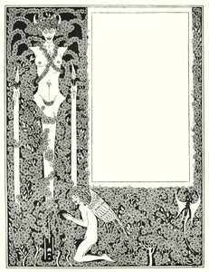 Design för titelsidan för "Salome" (gravyr) av Aubrey (after) Beardsley