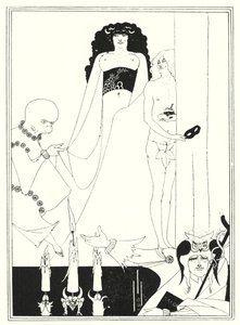 Ange Herodias (gravyr) av Aubrey (after) Beardsley