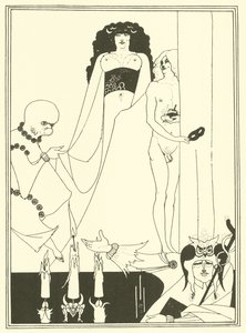 Herodias (litografi) av Aubrey (after) Beardsley