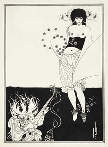 Illustration till "Salome" av Oscar Wilde