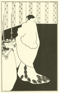 The Lady of the Camellias (litografi) av Aubrey (after) Beardsley