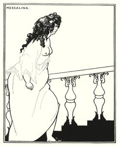 Messalina återvänder från badet (gravyr)