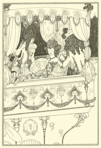 Pråmen (litografi) av Aubrey (after) Beardsley