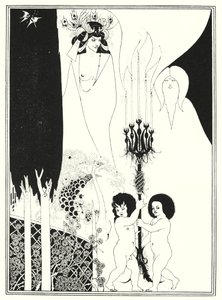 Herodes ögon (gravyr) av Aubrey (after) Beardsley