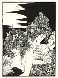The Snare of Vintage (gravyr) av Aubrey (after) Beardsley