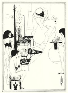 Salomes toalett (gravyr) av Aubrey (after) Beardsley