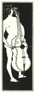 Titelbladsprydnad (gravyr) av Aubrey (after) Beardsley
