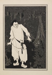 Ali Baba i träet, från en bok med femtio teckningar av Aubrey Beardsley