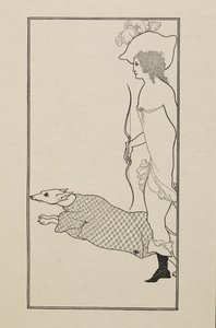 Atalanta, från en bok med femtio teckningar av Aubrey Beardsley
