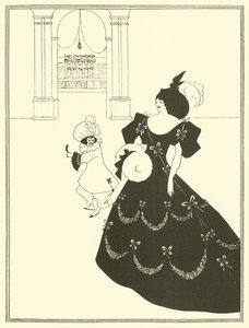 Komedi Balett av marionetter av Aubrey Beardsley