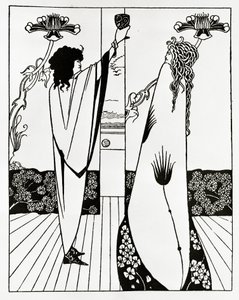Hur Tristan drack kärleksdrycken, ca 1894 av Aubrey Beardsley