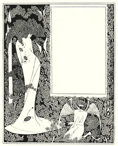 Innehåll kantdesign av Aubrey Beardsley