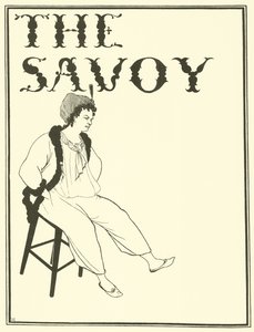 Omslagsdesign, The Savoy av Aubrey Beardsley