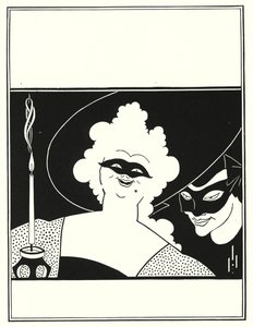 Omslagsdesign för "The Yellow Book", volym I av Aubrey Beardsley