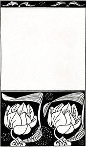 Design för omslaget till The Woman Who Died, 1914 av Aubrey Beardsley